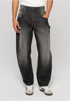Heavy Baloon Jeans  - dark blue marble washed