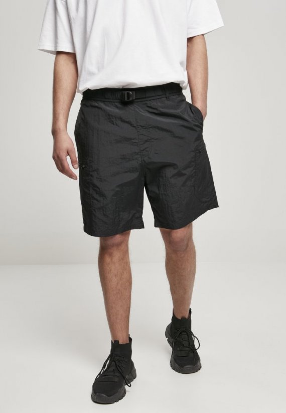 Adjustable Nylon Shorts - black - Velikost: S