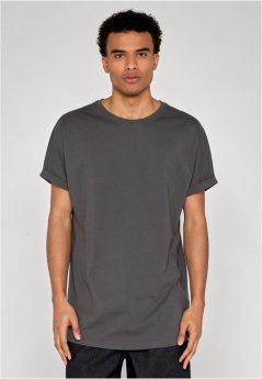 Long Shaped Turnup Tee  - magnet