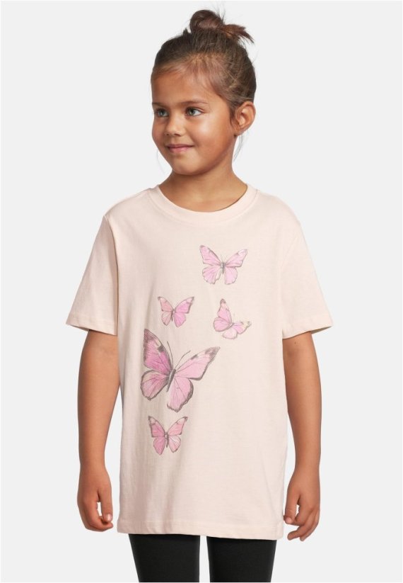 T-Shirt 2 Pack - kurzarm - Love Heart & Flying Butterfly white+marshmallow 122/128