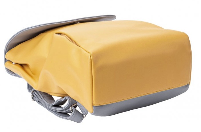 Dámský batoh Meatfly Triumph - světle šedý, žlutý