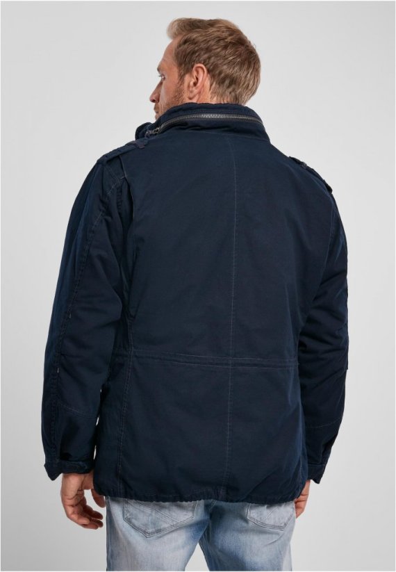 Tmavě modrá pánská zimní bunda Brandit M-65 Giant Jacket