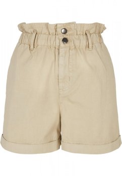 Ladies Paperbag Shorts - softseagrass
