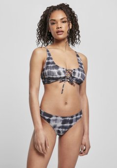 Ladies Lace Up Tie Dye Bikini