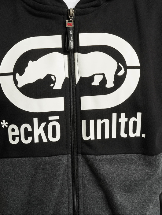 Šedo/černá pánská tepláková souprava Ecko Unltd. Big Logo