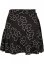 Ladies Viscose Mini Skirt - blackflower