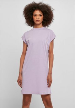 Ladies Turtle Extended Shoulder Dress - lilac