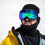 Snowboardové okuliare Horsefeathers Knox - čierne, zelené