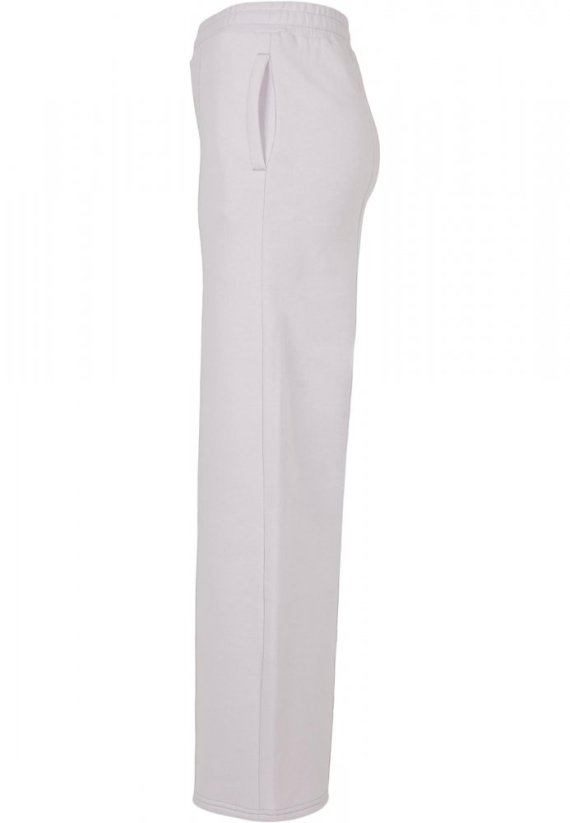 Dámske tepláky Urban Classics Ladies Straight Pin Tuck Sweatpants - svetlo fialové