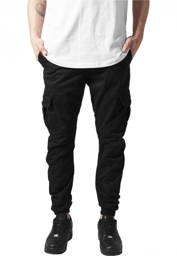 Pánské kalhoty Urban Classics Cargo Jogging - černé