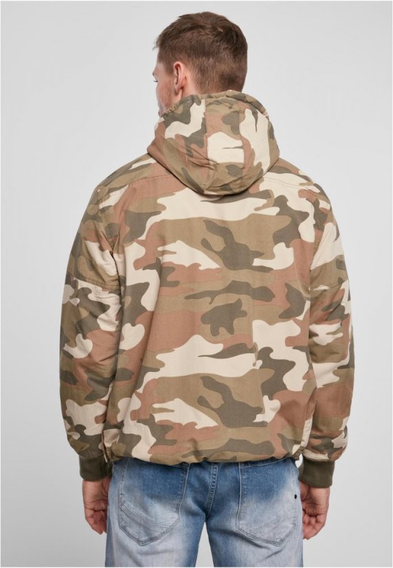Pánská bunda Brandit Pull Over Windbreaker - wood camo