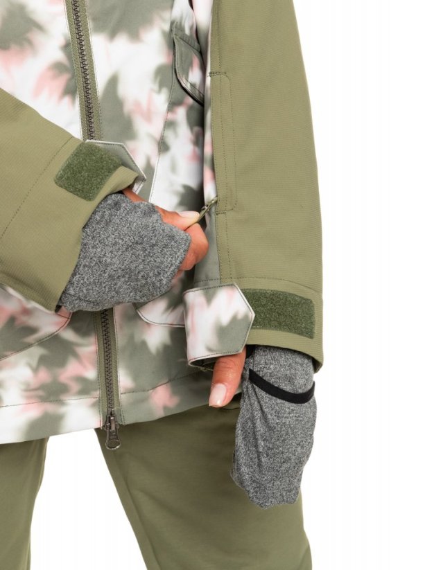 Zimná dámska bunda Roxy Stated tpc2 deep lichen green nimal