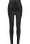 Černé dámské legíny Urban Classics Highwaist Shiny Metalic