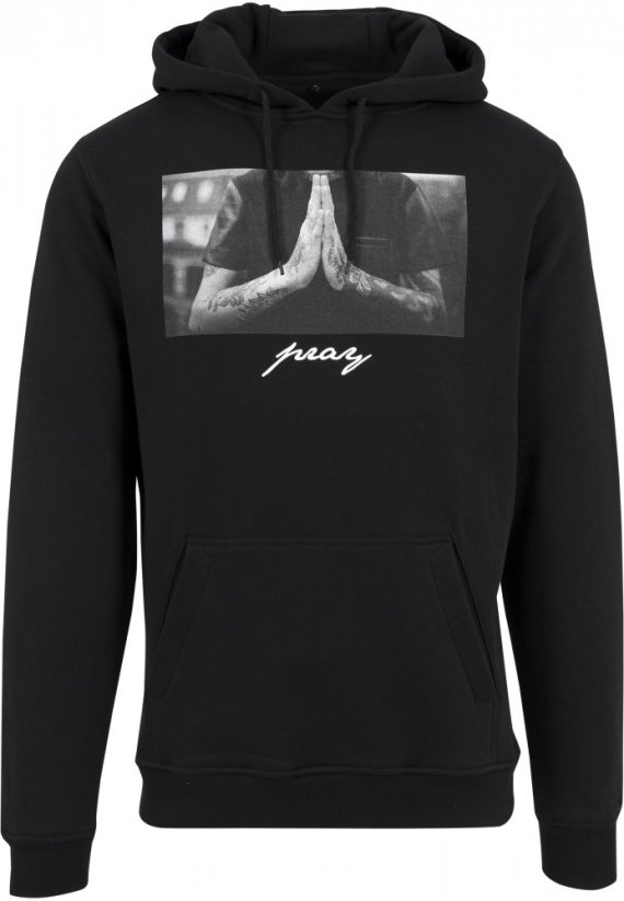 Černá pánská mikina Mister Tee Pray