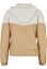 Dámská jarní/podzimní bunda Urban Classics Ladies Arrow Windbreaker - béžová,bílá