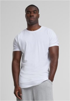 Long Shaped Turnup Tee mandarin 4XL - white