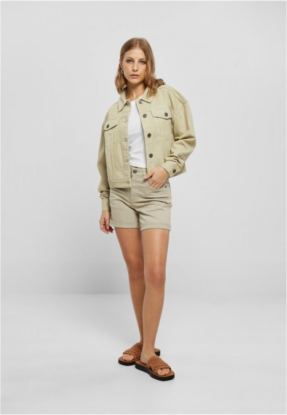 Světlá dámská budna Urban Classics Oversized Colored Denim