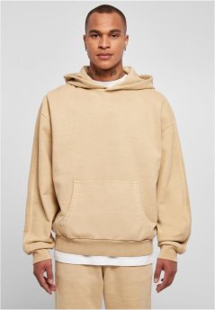 Heavy Terry Garment Dye Hoody - unionbeige