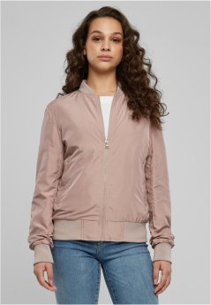 Ladies Light Bomber Jacket  - duskrose