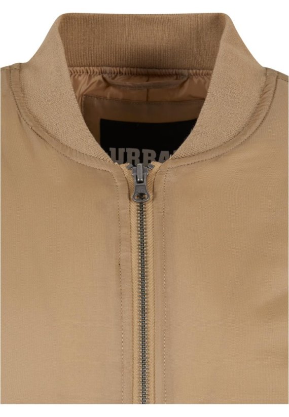 Basic Bomber Jacket - beige