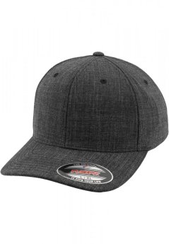 Fine Melange Flexfit - black