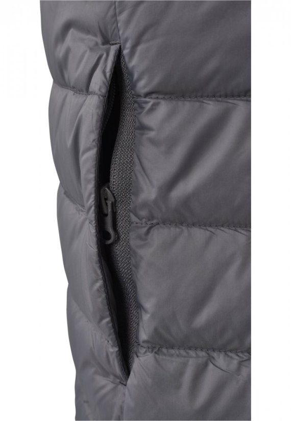 Ladies Basic Down Jacket - darkgrey