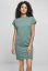 Šaty Urban Classics Ladies Ladies Organic Cotton Cut On Sleeve Tee Dress - paleleaf