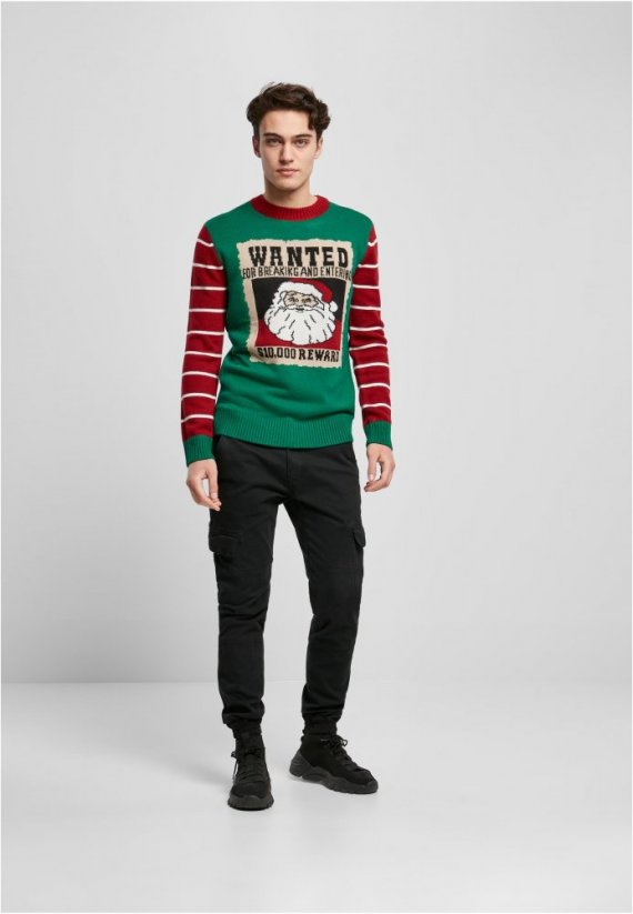 Barevný pánský svetr Urban Classics Wanted Christmas Sweater