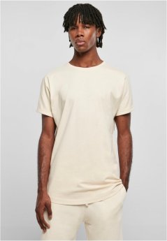 Long Shaped Turnup Tee - whitesand