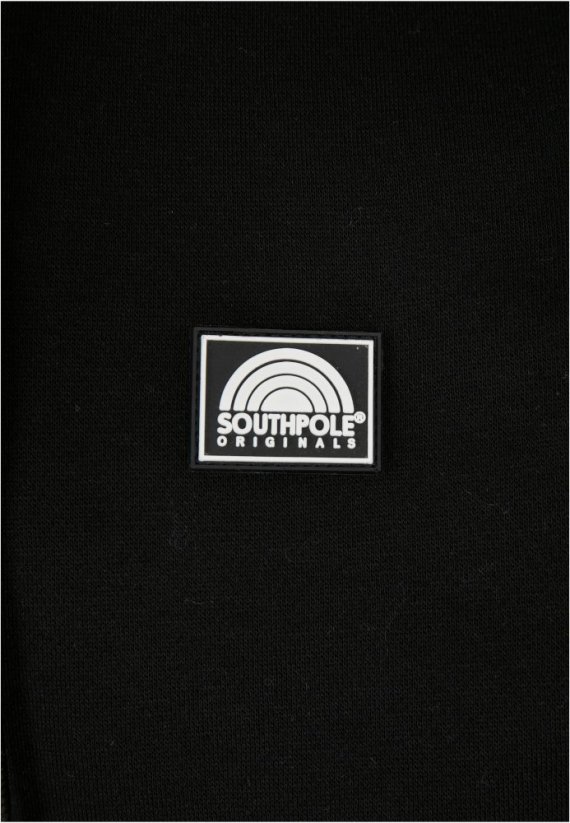 Southpole Square Logo Hoody - black