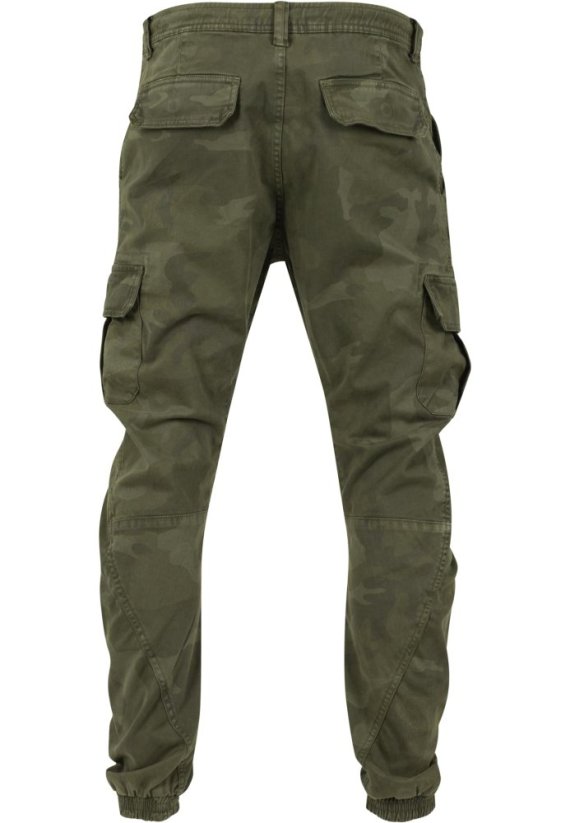 Camo Cargo Jogging Pants - olive camo