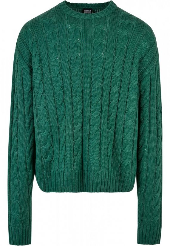 Pánský svetr Urban Classics Boxy Sweater - green