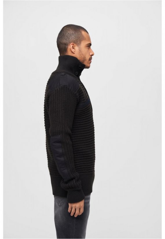 Pánsky sveter Brandit Alpin Pullover - čierny