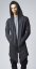 Pánský cardigan Urban Classics Long Open Edge Cardigan - tmavě šedý