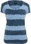 Tričko Ladies Dip Dye Stripe Tee - denimblue/skyblue