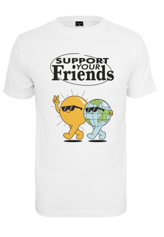 Support your Friends Tee white M