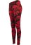 Ladies Camo Leggings - red camo