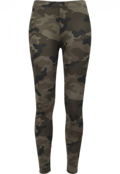 Legíny Ladies Camo Leggings - wood camo