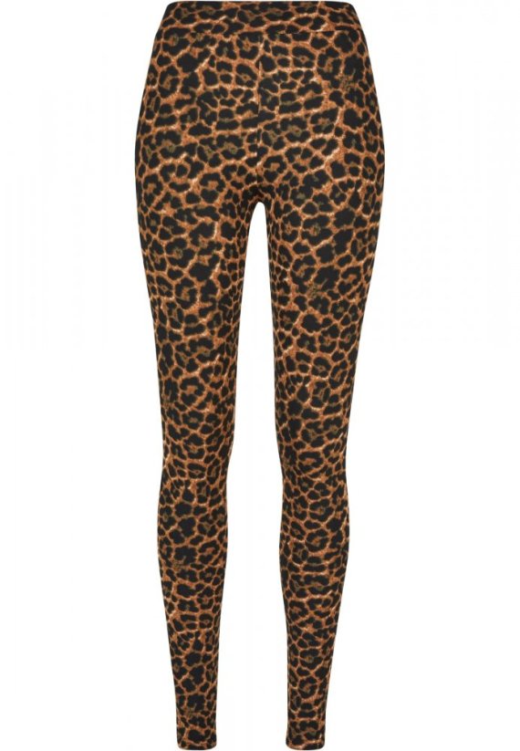 Ladies Soft AOP Leggings - darkleo