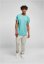 Long Shaped Turnup Tee - glass