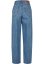 Ladies High Waist 90´S Wide Leg Denim Pants - midstone washed