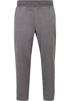Pánské tepláky Urban Classics Heavy Terry Garment Dye Slit Sweatpants - tmavě šedé
