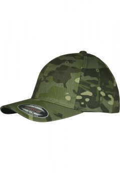 Pánská kšiltovka Urban Classics Flexfit Multicam® - zeleně maskáčová