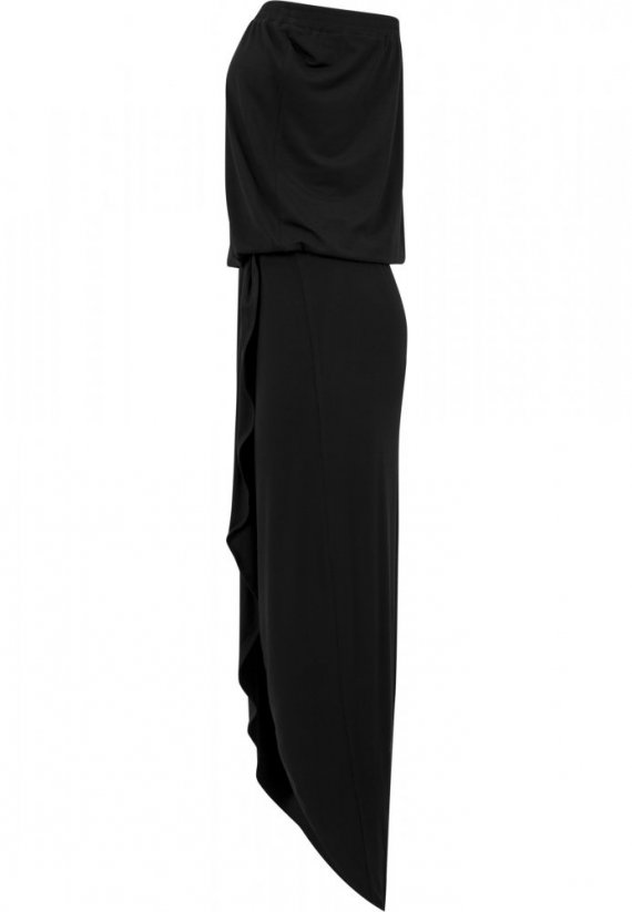 Ladies Viscose Bandeau Dress - black