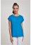 Ladies Extended Shoulder Tee - hawaiianblue