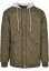 Bunda Urban Classics Quilted Hooded Jacket - darkolive