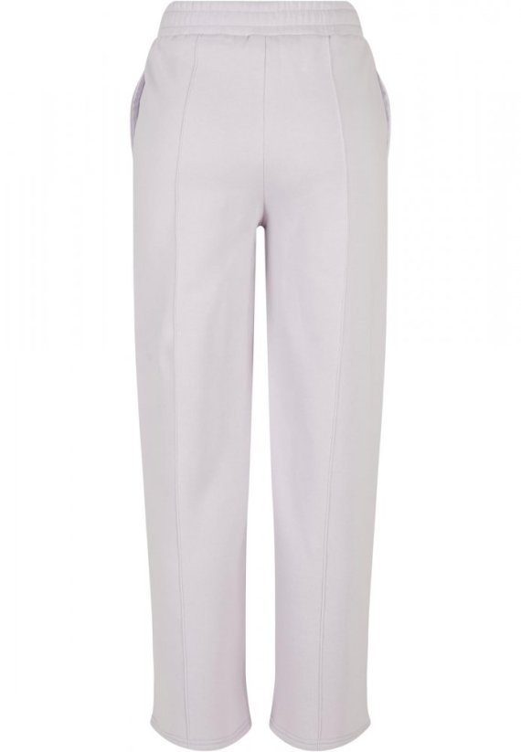 Dámske tepláky Urban Classics Ladies Straight Pin Tuck Sweatpants - svetlo fialové