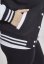 Bunda Urban Classics Ladies 2-tone College Sweatjacket - blk/wht