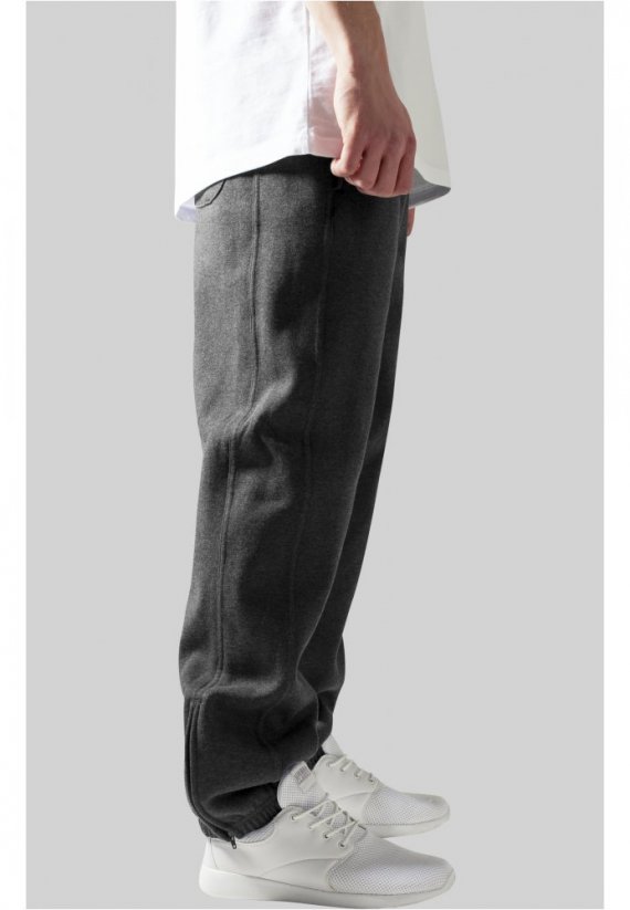 Tmavosivé pánske tepláky Urban Classics Sweatpants - Veľkosť: XL