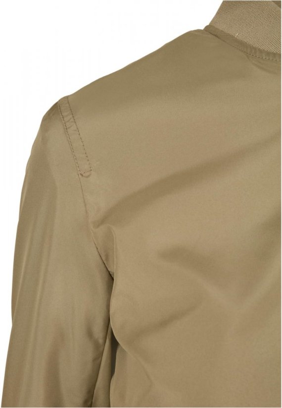 Dámska jarná, jesenná bunda Urban Classics Ladies Light Bomber Jacket - khaki